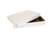 Белая коробка для пирогов (390*140*60) мм